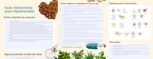 Portada Guía Alimentaria para Hipertensión